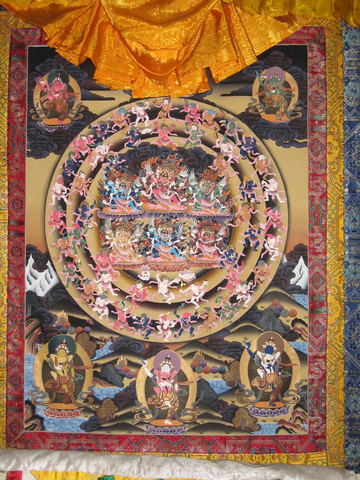 文武百尊忿怒尊（唐卡）
